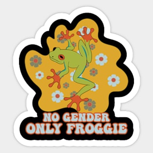 No Gender Only Froggie Sticker